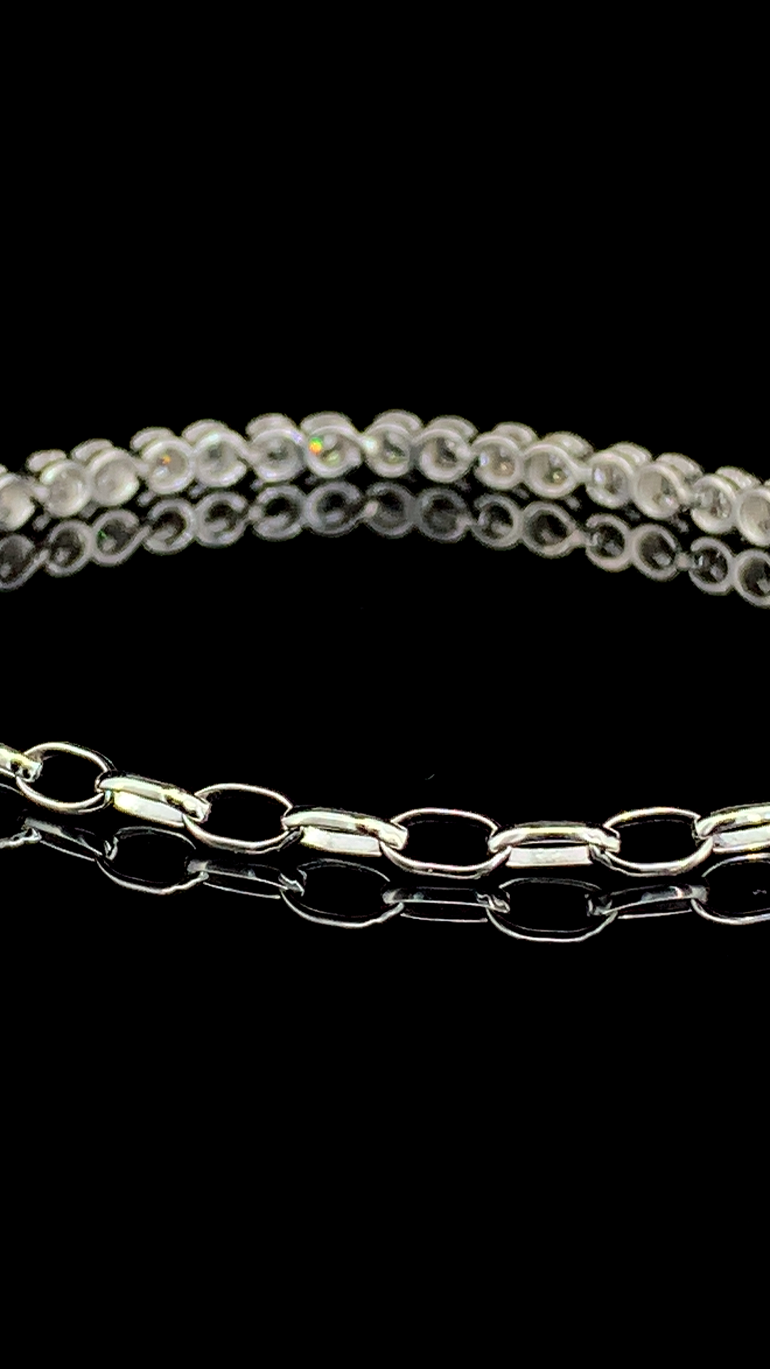The Bezel Tennis Bracelet | 925 Sterling Silver