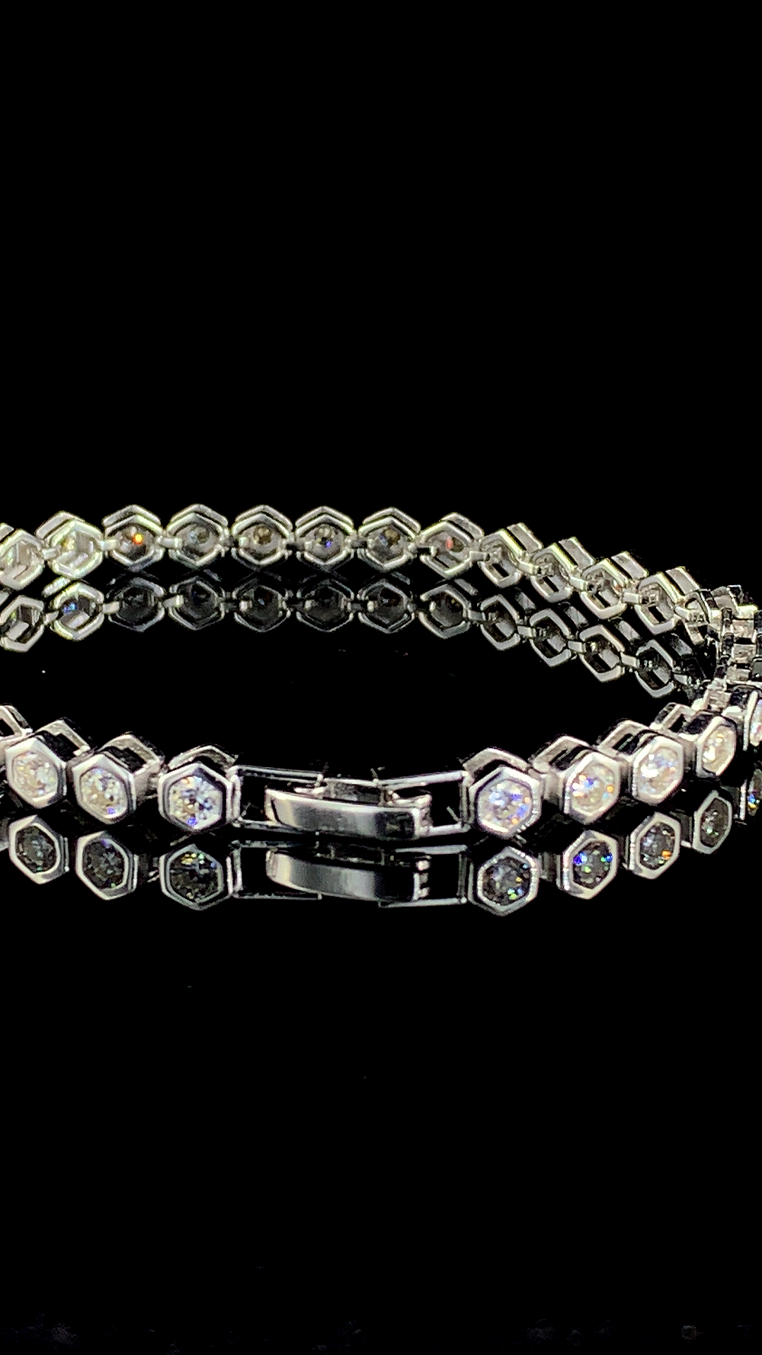 The Bezel Tennis Bracelet | 925 Sterling Silver