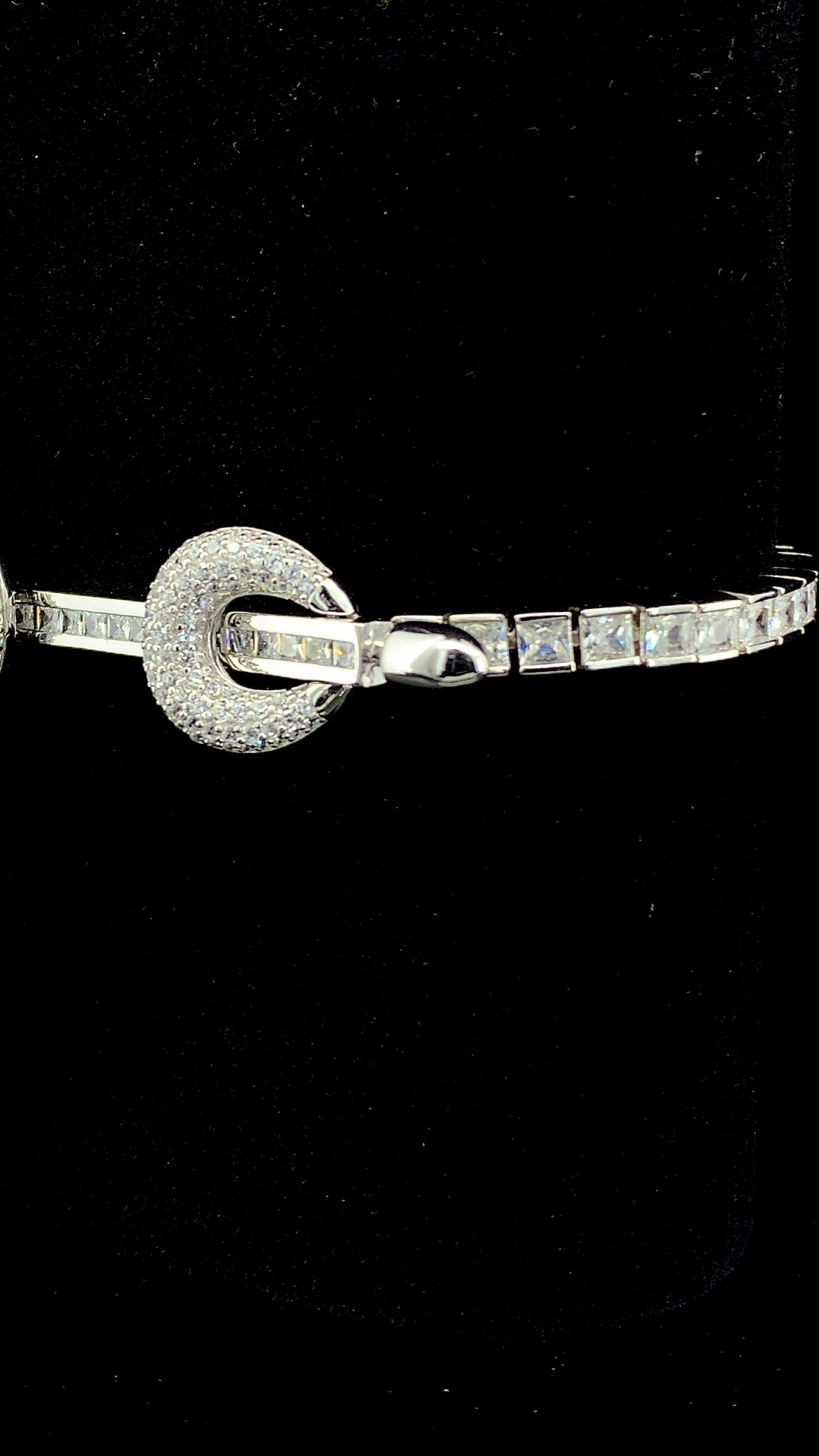 925 Silver Double Circle Bracelet | 925 Sterling Silver