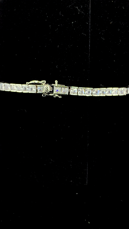 925 Silver Double Circle Bracelet | 925 Sterling Silver