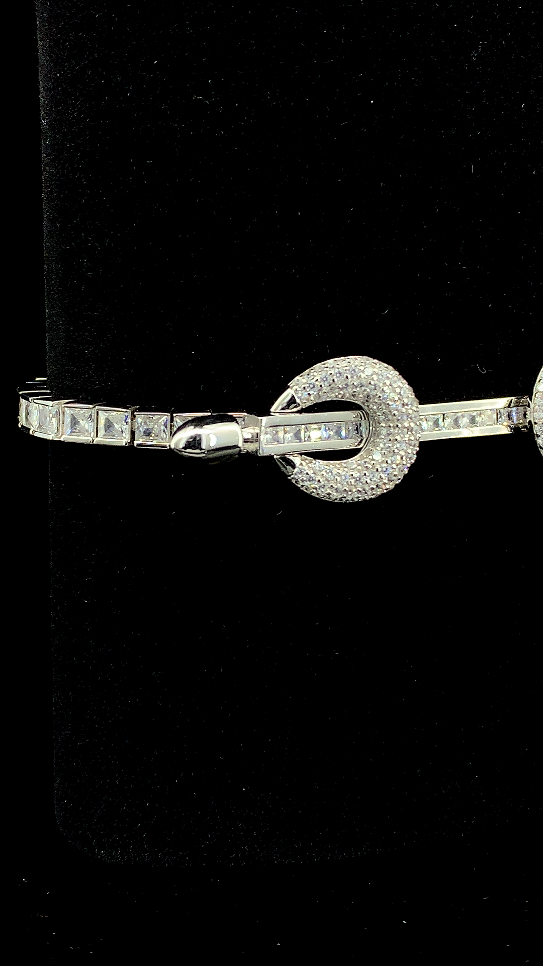 925 Silver Double Circle Bracelet | 925 Sterling Silver