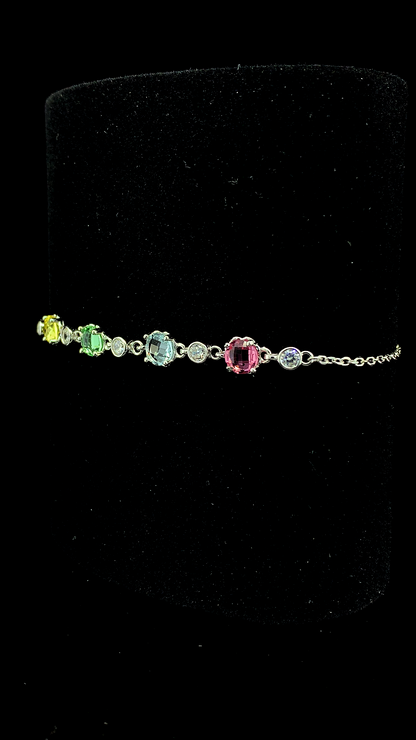 Multi-Color Bracelet | 925 Sterling Silver | The White Kala