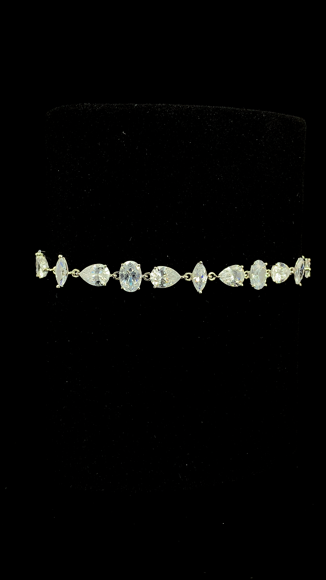 Multi-Shape Tennis Bracelet | 925 Sterling Silver | The White Kala