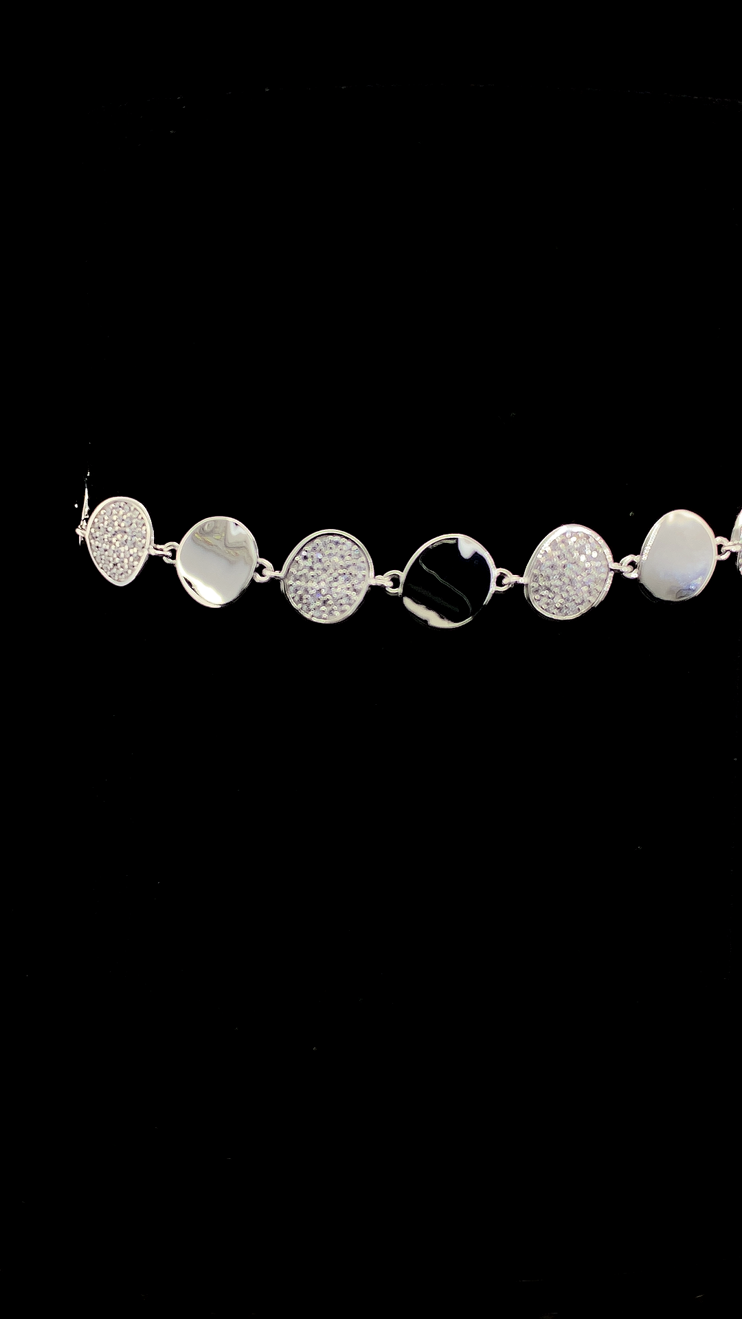 Coin Disc & Silver Bracelet | 925 Sterling Silver