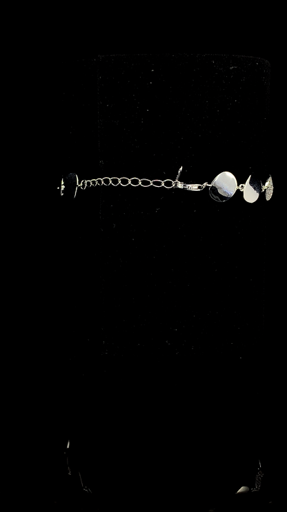 Coin Disc & Silver Bracelet | 925 Sterling Silver