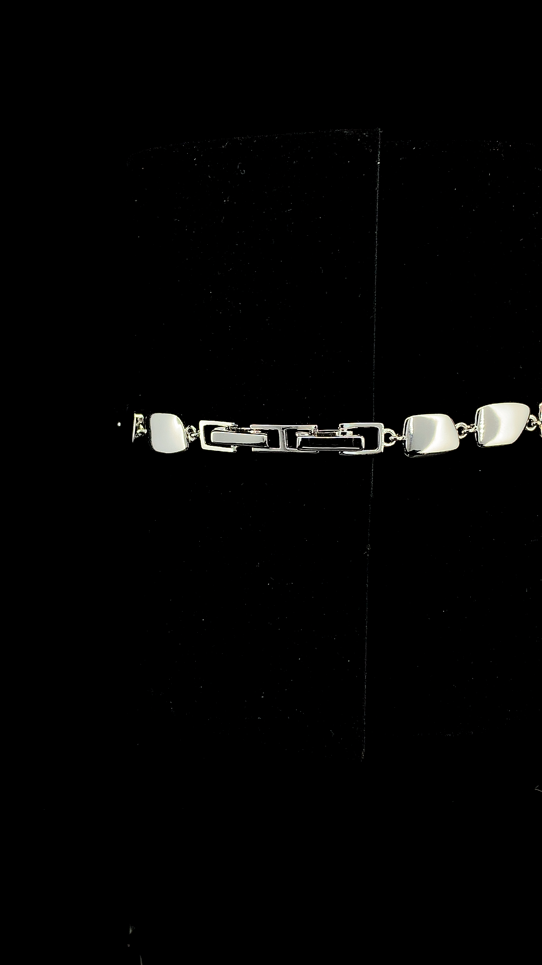 The Amber Noir Statement Bracelet | 925 Sterling Silver | The White Kala