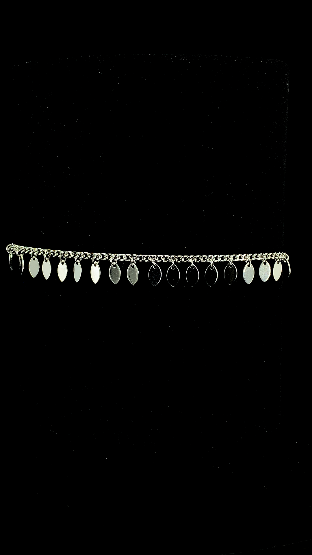 Petal Fringe Silver Charm Bracelet | 925 Sterling Silver