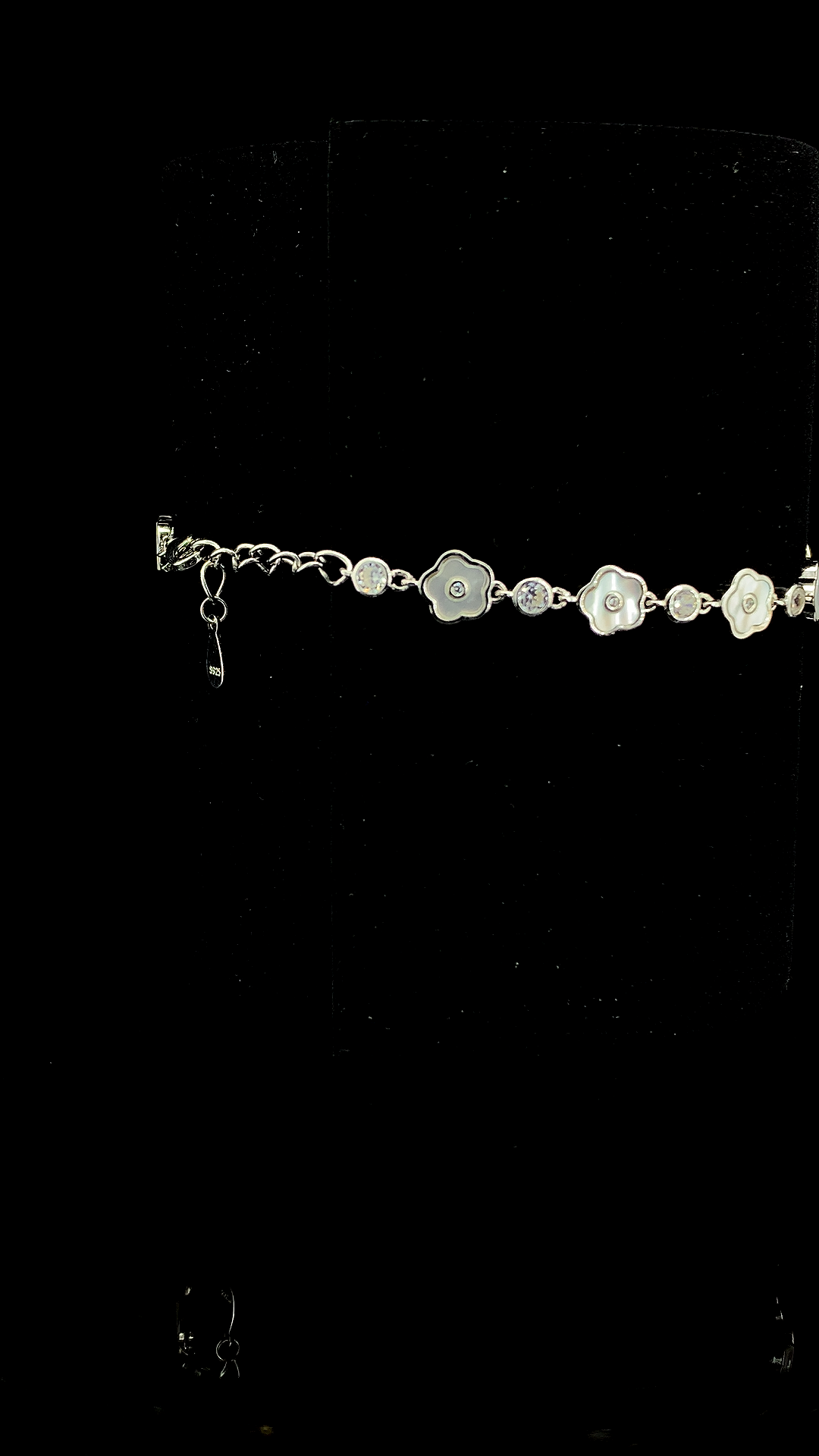 The White Garden Flower Bracelet | 925 Sterling Silver