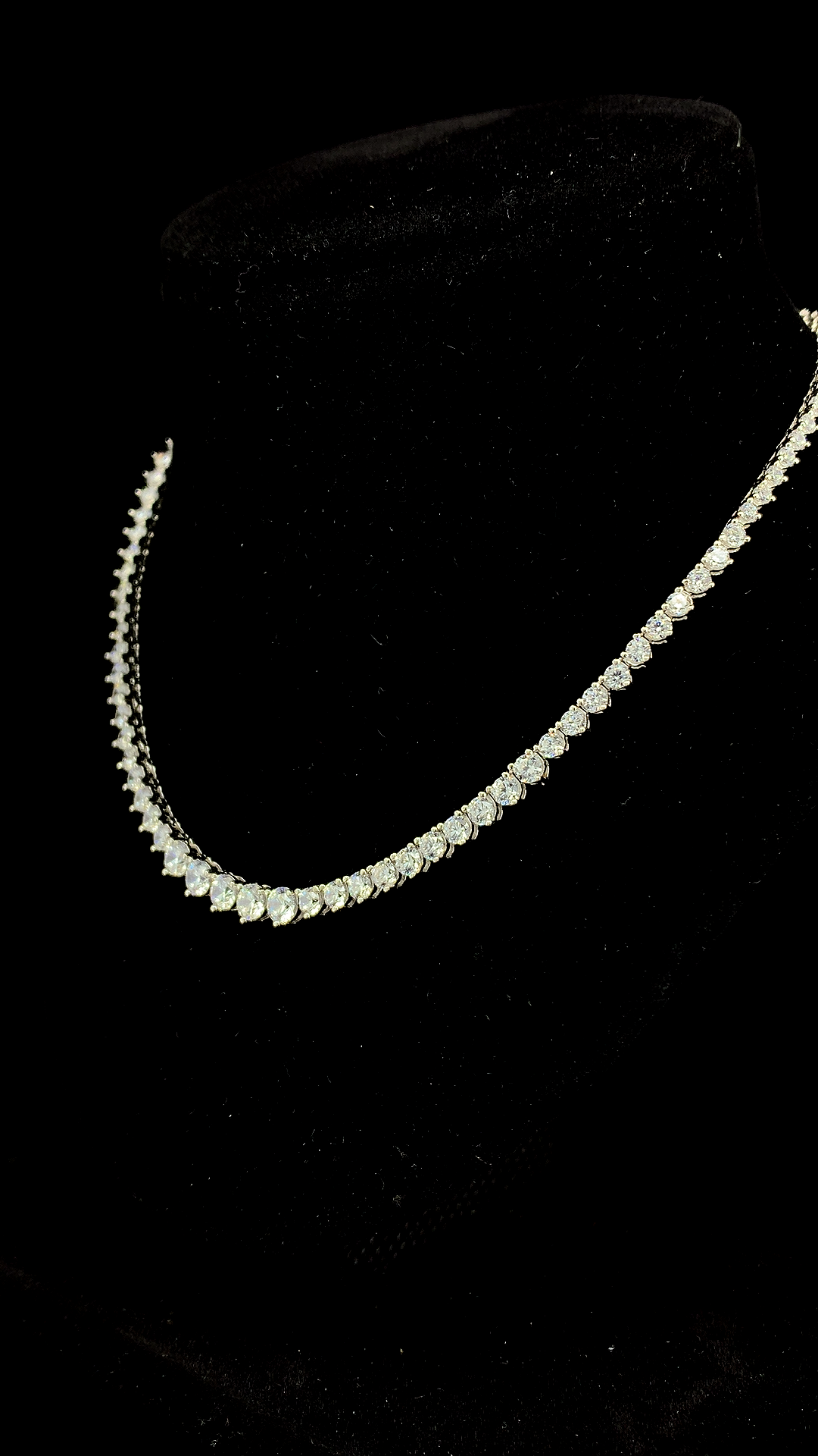 Rivière Tennis Necklace