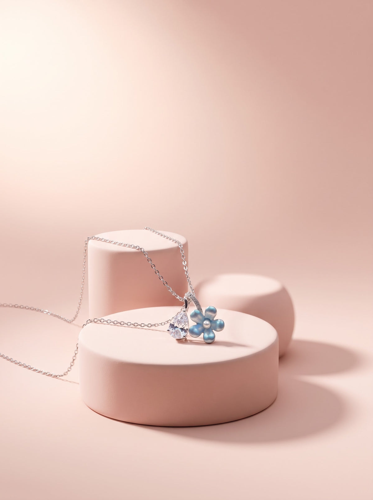 Crystal Bloom Pendant Chain