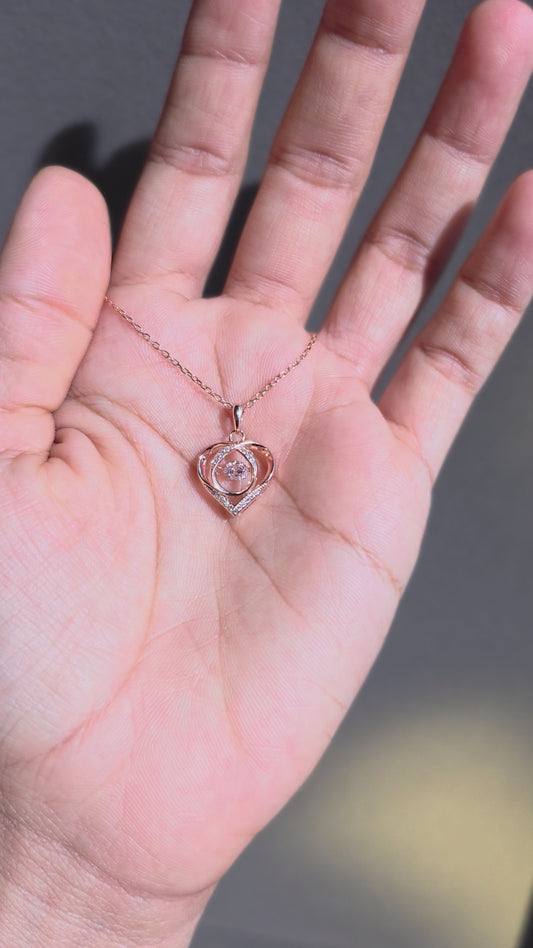 Bloom Heart Pendant Chain