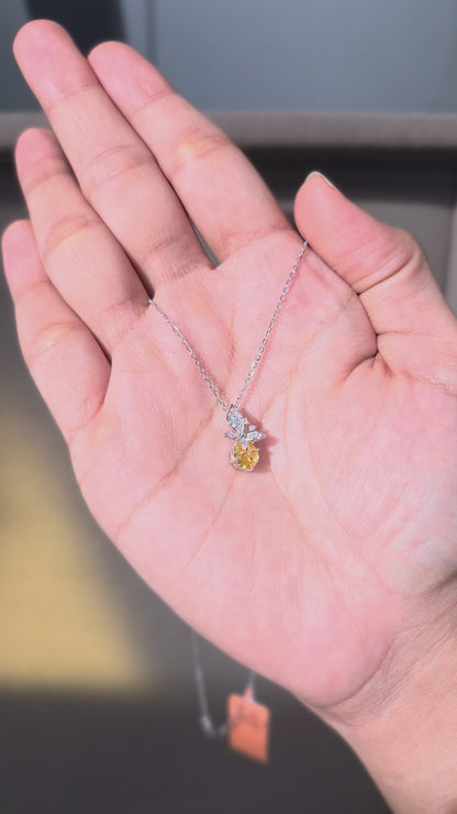Soleil Butterfly Pendant Chain