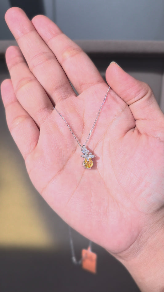 Soleil Butterfly Pendant Chain