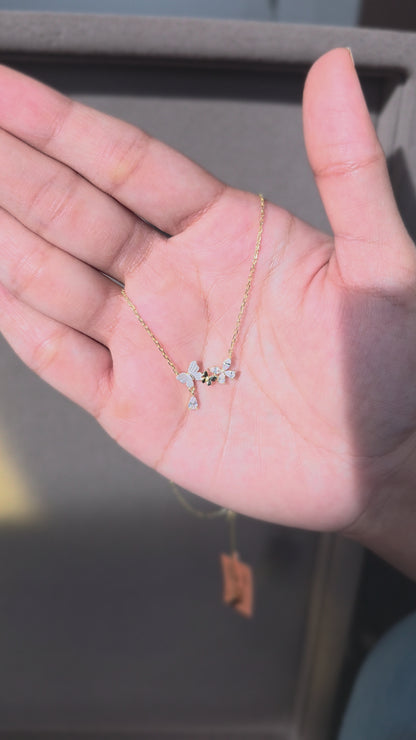 Flutter Duo Pendant Chain