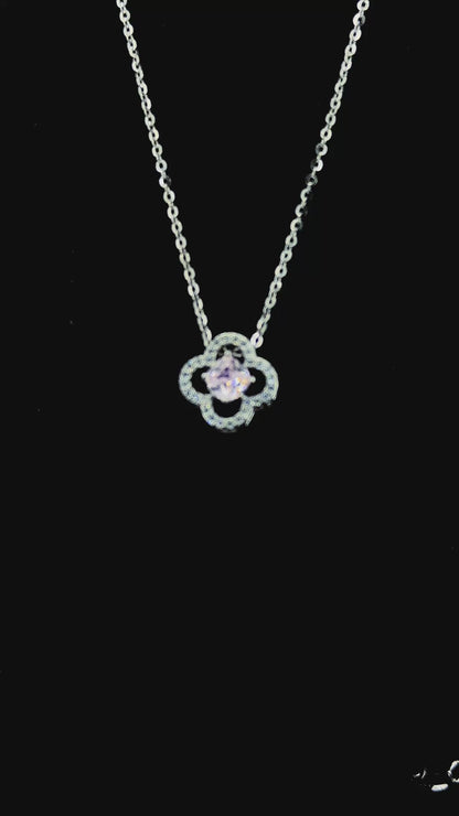 Blush Clover Pendant Chain