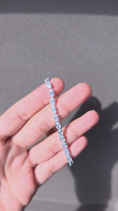 Oval Tennis Bracelet | 925 Sterling Silver