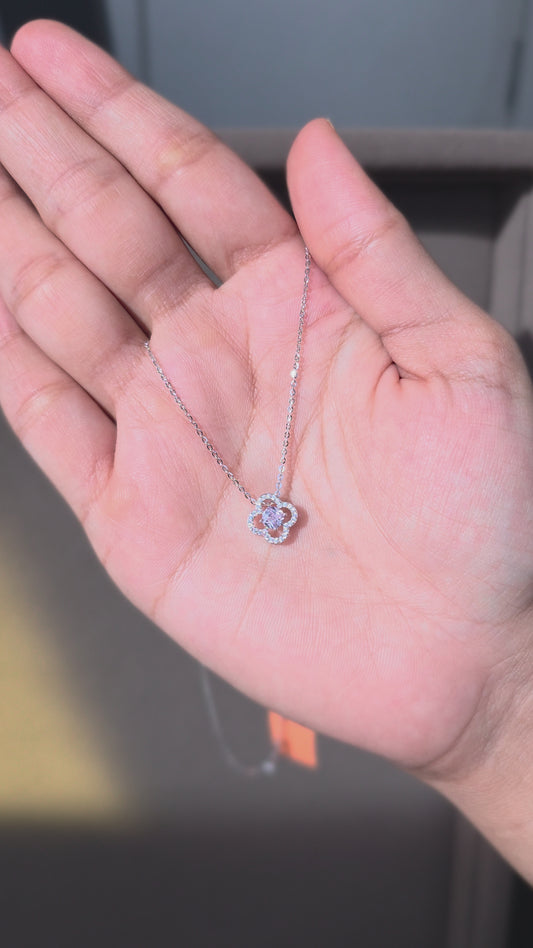 Blush Clover Pendant Chain