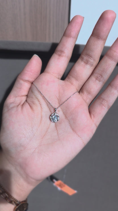 Soleil Halo Pendant Chain