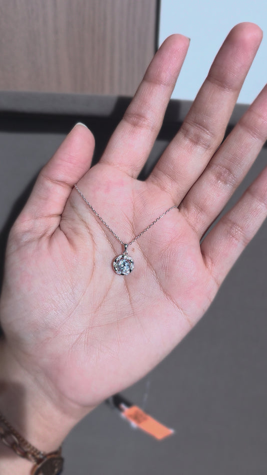 Soleil Halo Pendant Chain