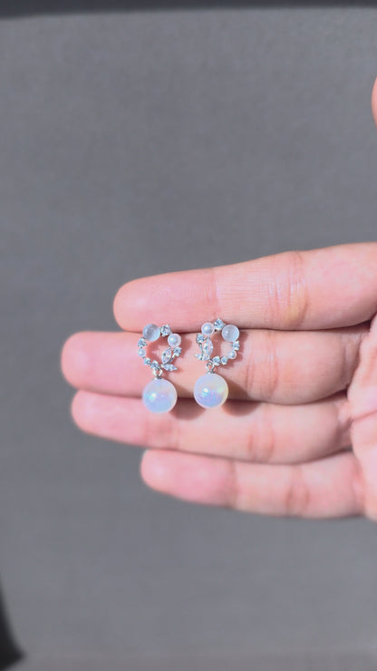Luna Wreath Drop Earrings