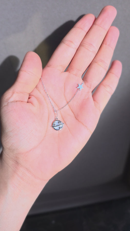 Saturn Star Pendant Chain